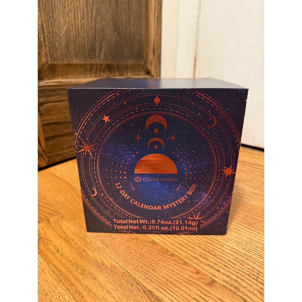 Color‎ Nymph 12-Day Make-Up Calendar Advent Mystery Box NIB